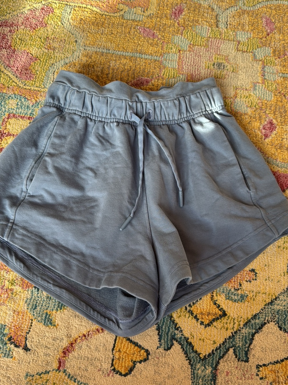 lululemon athletica Women's Grey Drawstring Athletic Shorts